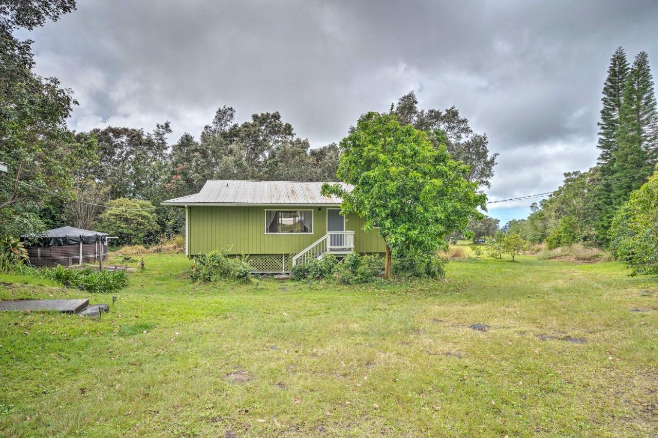Peaceful Abode With Deck, 13 Mi To Black Sand Beach! Naalehu Eksteriør bilde